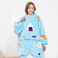 Heated Hoodie Blanket