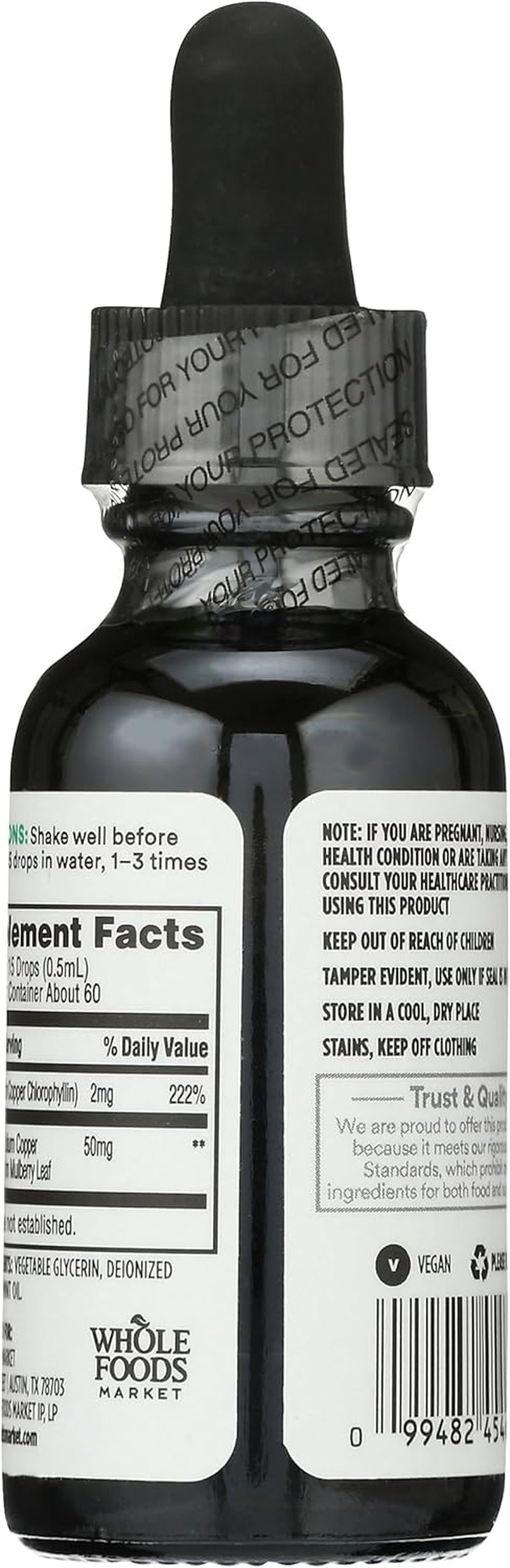 , Liquid Concentrate Chlorophyll, Peppermint Flavor, 1 Fl Oz